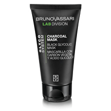 Bruno Vassari Glyco System Charcoal Exfoliating Cream Mask For Face 65 G