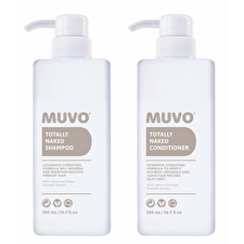 Muvo Totally Naked Shampoo And Conditioner 500ml Duo