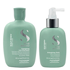 Alfaparf Milano Semi Di Lino Scalp Renew Energizing Shampoo And Tonic Duo