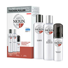Nioxin Thinning Hair Trial Set - System 4 (trio Set) Coloured Hair Progressed Thinning