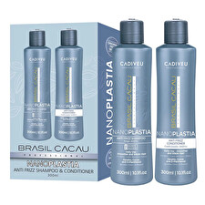 Brasil Cacau Nanoplastia Antifrizz Shampoo & Conditioner 300ml Duo