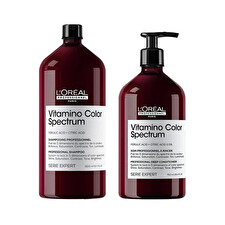 L'oreal Vitamino Color Spectrum Shampoo 1500ml & Conditioner 750ml Duo
