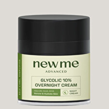 New Me Glycolic 10% Overnight Cream 50ml