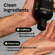 Attitude Men´s Strengthening Shampoo And Conditioner 2in1 Super Leaves Matcha & Bergamot (shampoo & Conditioner) 415ml