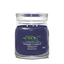Yankee Candle Aromatic Candle Signature Glass Medium Lakefront Lodge 368 G