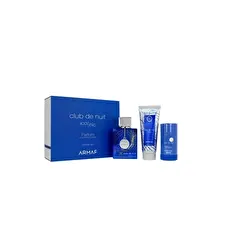 Armaf Club De Nuit Blue Iconic - Eau De Parfum 105ml & Shower Gel 100ml & Solid Deodorant 75 G