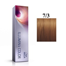 Wella Professionals Illumina Color Permanent Hair Dye 7/3 Golden Medium Blond 60ml