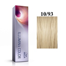 Wella Professionals Illumina Color Permanent Hair Dye 10/93 Bright Light Blonde Pearly Gold 60ml