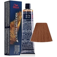 Wella Professionals Koleston Perfect Me+ Permanent Hair Dye 8/74 Light Blond Chestnut Red 60ml