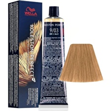 Wella Professionals Koleston Perfect Me+ Permanent Hair Dye 9/03 Very Light Blonde Natural Gold 60ml