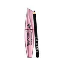 Deborah Set Deborah: 24h Extra Gel Pencil Eyeliner Black 1.5 G & My Power Waterproof Volumizing Mascara Black 14ml