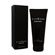 John Richmond Black Metal Natural Cleansing Shower Gel 200ml