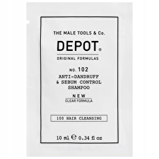 Depot 100 Hair Cleansing No. 102 Clear Formula Botanical Complex Hair Shampoo Anti-dandruff & Sebum Control 10ml