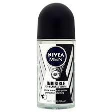 Nivea Deodorant für Männer Schwarzweiß unsichtbare Kraft Roll On 50ml