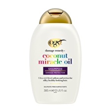 Ogx Extra Strength Damage Remedy & Hydrating & Repairing Coconut Miracle Oil Shampoo For Damaged & Dry Hair 385ml