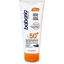 Babaria Solar Adn Aloe Vera Facial Sun Cream Spf50+ 75ml