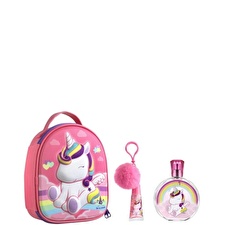 Fragrances For Children Eau My Unicorn Gift Set Eau De Toilette 100ml Lip Gloss 7ml Keychain And Cosmetic Bag 100ml