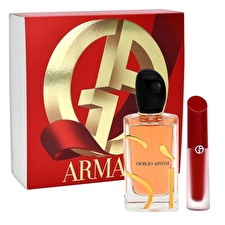 Armani Sí Intense Gift Set Eau De Parfum 100ml And Lipstick 4ml 100ml