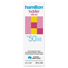 Hamilton Sun Spf 50+ Toddler Roll On 50ml