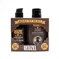 Reuzel Beard Try Me Kit Clean & Fresh - Gift Set For Beard Care 130ml