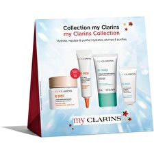 Clarins My Clarins Set Cream 50ml/eye De-puffer 15ml/sleep Mask 15ml/cleansing Gel 15ml 95ml
