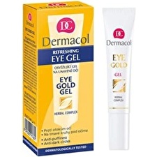 Dermacol Gold Eye Gel - Eye Gel Against Swelling Fatigue And Circles Under The Eyes 15ml