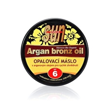Vivaco Sun Argan Bronz Oil Spf6 - Suntan Butter With Argan Oil For Quick Browning 200ml