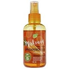 Vivaco 100% Natural Suntan Oil With Carrot Extract Spf 15 150ml