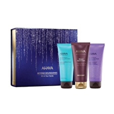 Ahava Wave Of Hydration Trio Set Ahava: Dead Sea Water Vegan Hydrating Hand Cream 100ml & Dead Sea Water Vegan Cleansing And Hydrating Shower Gel For All Skin Types 40ml & Sea Kissed Hydrating Body Lotion 250ml