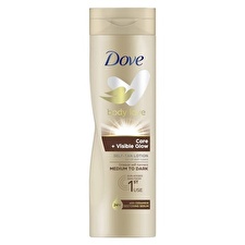Dove Medium To Dark Body Love Lotion - Samoopalovací Mléko 250ml