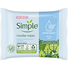 Simple Micellar Facial Wipes 20 Pack