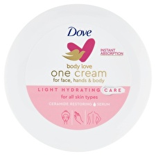 Dove Light Hydrating Cream Face Body And Hands 250ml