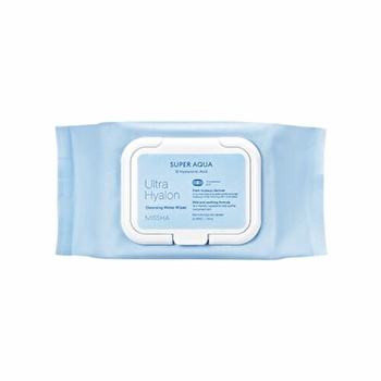 Super Aqua Ultra Hyalron Cleansing Oil Wipes - 30 sheets