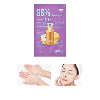 Talks Vegan Squeeze Sheet Mask - 7 Types - Super Energizer