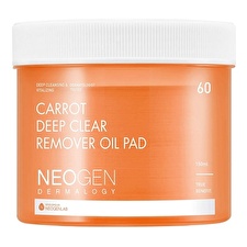 Neogen Dermalogy Carrot Deep Clear Remover Oil Pad - 60 sheets