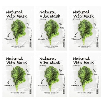 too cool for school Natural Vita Mask - 5 Types - Firming (Kale)
