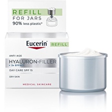 Eucerin Refill For Mature Skin Cream Spf 15 Hyaluron-filler+3x Effect (day Care Refill) 50ml