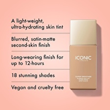 Iconic London Super Smoother Blurring Skin Tint - Cool Light For Women 30ml/1.01oz