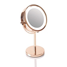 Rio-Beauty Double-sided Cosmetic Mirror (rose Gold Mirror)