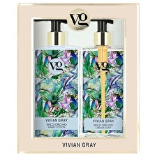 Vivian Gray Wild Orchid Cosmetic Set (cream Soap & Hand Lotion)