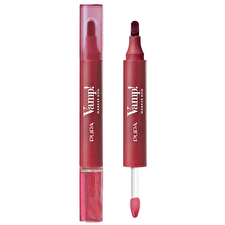 PUPA Milano Fix And Oil Lip Gloss 2in1 Vamp! (marker Duo) 4ml - Shade: 005 Cherry Granita