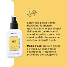 Kemon Kids Spray Hair Leave-in Balm Spray Detangling 200ml