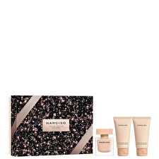 Narciso Rodriguez Set Narciso Rodriguez: Narciso Poudree Eau De Parfum For Women 50ml & Narciso Poudree Hydrating Body Lotion 50ml & Narciso Poudree Cleansing Shower Gel All Over The Body For All Skin Types 50ml