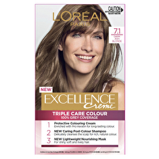 L'oreal Excellence Creme 7.1 Dark Ash Blonde Hair Colour