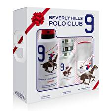 Beverly Hills Polo Club Set Beverly Hills Polo Club: 1982 - Sport 9 Eau De Toilette For Men 50ml & 1982 - Sport 9 Anti-perspirant Deodorant Spray For Men 175ml & 1982 - Sport 9 Anti-perspirant Deodorant Roll-on For Men 50ml