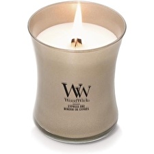 WoodWick Scented Candle Medium Precious Metals Cypress Ore 275 G