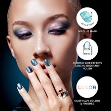 Kiss Glue-on Nails Impress Color Fx - Levels 30 Pcs
