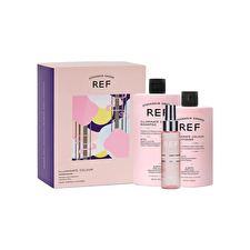 Ref Stockholm Gift Box Set Ref Stockholm: Illuminate Colour Acai Oil Hair Shampoo Enhances Shine 285ml & Illuminate Colour Sulfates-free Hair Conditioner Nourishes And Enhances Tone 245ml & Shine Elixir Hair Serum Softening 80ml