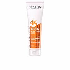 Revlon Professional Shampoo And Conditioner For Intense Copper Tones 45 Days Total Color Care (shampoo & Conditioner Intense Coppers) 275ml