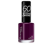 Rimmel London 60 Seconds Super Shine Nail Polish #345-black Cherries 8ml
